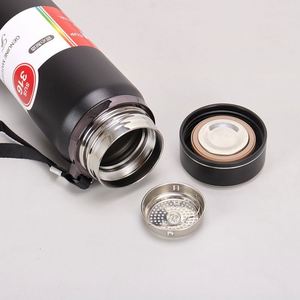 Wholesale Custom 600Ml 800Ml 1000Ml Double-Layer Outdoor Sports Stainless Steel Vacuum Water <b>Bottle</b> Flask Kettle With Strap Rope - Product Image 4