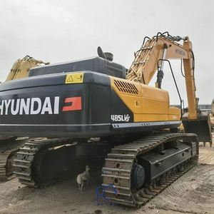 Excavatrice Hyundai 485 d'occasion, 48 tonnes, équipement de construction lourd avec moteur, rapport et inspection vidéo fournis, à vendre - Product Image 4