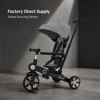 Prix usine OEM ODM – Tricycle bébé modulaire pliable 9-en-1 à forte valeur de revente, alternative à la poussette, idéal pour le transport en cabine d'avion