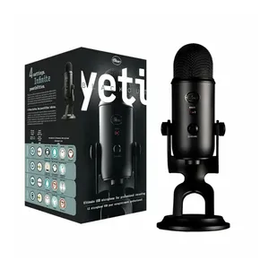 Blue Yeti Kondensator mikrofon de Studio Aufnahme USB-Mikrofon Profession nel für Spiele, Podcasts, Gesang, Live-Streaming-Mikrofon