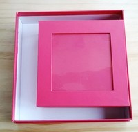 Scatole Rigide in Cartone EBUR su Misura - Confezione Regalo in Carta Kraft Riciclabile per Dessert, Cibo da Asporto, Imballaggio con Goffratura, Cornice Portafoto