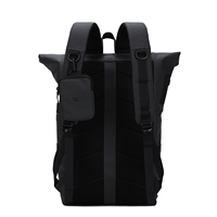 Mochila para Portátil de Gran Capacidad con Logotipo Personalizado, Cierre de Cremallera, Antirrobo, Impermeable, Ecológica, de Poliéster, para Estudiantes, Estilo Casual