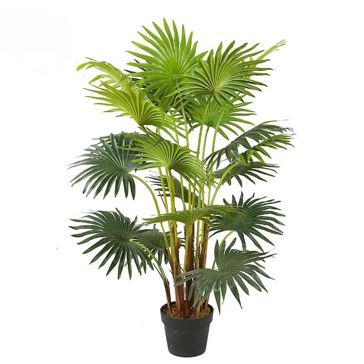 Custom Palm Green Monstera Bonsai Plastic Fake Olive Plants Artificial Trees For Indoor Outdoor Home Decoration