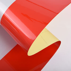 Griglia di colore cristallo pellicola riflettente adesivo reticolo giallo nero e rosso bianco diagonale striscia riflettente nastro di avvertimento - Product Image 6