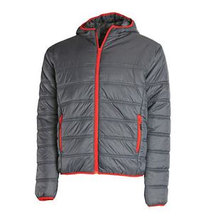 Veste en duvet d'oie pour hommes100 % nylon à la mode Veste en duvet à bulles avec rembourrage personnalisé et respirante pour hommes - Product Image 1