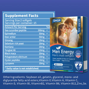 OEM Premium Herren Multi Softgels mit Seegurken-und Kräuter komplex Maca Root Horny Goat Weed Softgels Energy Supplement für Männer - Product Image 5