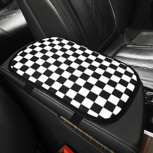 <span class=keywords><strong>Tapis</strong></span> <span class=keywords><strong>de</strong></span> repose-<span class=keywords><strong>bras</strong></span> <span class=keywords><strong>de</strong></span> voiture style racing à motif damier, protection universelle pour console centrale, coussin <span class=keywords><strong>de</strong></span> repose-<span class=keywords><strong>bras</strong></span> auto respirant et antidérapant pour SUV - Product Image 2
