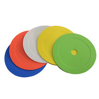 Cône Plat de Marquage de 6 Pouces Disques de Marquage en Plastique pour Football Soccer Hockey Basketball Équipement d'Agilité et d'Entraînement
