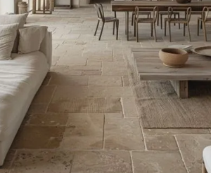 Dalles de sol en pierre naturelle de grande taille - Design moderne, haute durabilité, pavés en <span class=keywords><strong>calcaire</strong></span> naturel pour villa et hôtel - Product Image 2