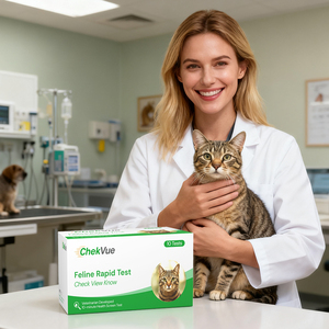 Prueba Rápida Triple para Gatos: Panleucopenia Felina (FPV), Infección por Coronavirus Felino (FCOV) y Giardia, para Hospitales/Clínicas Veterinarias - Product Image 6
