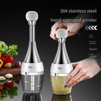 LOVFE Keuken Slijptool Handmatige Droogfruit Pinda Crusher Plastic Voedsel Crusher Notenhakker Roterende Grinder