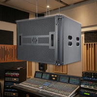 Haut-parleur Line Array externe à trois voies de performance professionnelle de grande envergure, série LS3 MRL, avec aimant néodyme, 8 Ohm 250W, enceinte en bois LF