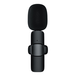 K9 Chất Lượng Cao Năng Động <span class=keywords><strong>Microphone</strong></span> Không Dây Âm Thanh Ghi Âm Lavalier Cho Điện Thoại thông minh Máy Ảnh Đa Hướng Hai Tai Loa - Product Image 4