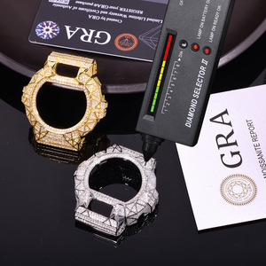<span class=keywords><strong>Reloj</strong></span> DW-6900 Estilo Armadura con Incrustaciones de Diamantes VVS Moissanite, Caja de Latón Chapada en Oro, <span class=keywords><strong>Reloj</strong></span> <span class=keywords><strong>G</strong></span>-<span class=keywords><strong>Shock</strong></span> con Incrustaciones Completas de Diamantes para <span class=keywords><strong>Hombre</strong></span>, de Lujo - Product Image 3