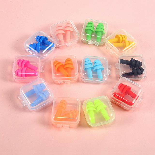 Sleep Silicone Gel Earplugs Waterproof Noise Blocking Soundproof Hearing Protection for Sleep Work Study Swim-Promotional Gift