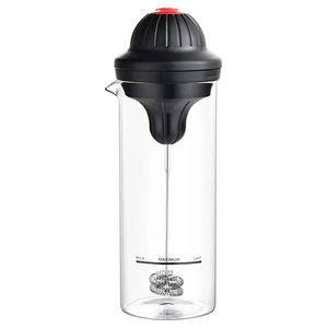 Espumador de leche eléctrico, Espumador automático, taza mezcladora doméstica, agitador de leche capuchino - Product Image 1