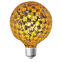 Ampoule G125 à LED vintage en mosaïque artistique, lampe décorative E27/E26 pour l'éclairage de la maison, du café, du restaurant, du bar et du festival
