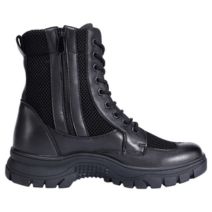 Vente chaude bottes tactiques pour hommes bottes de <span class=keywords><strong>chasse</strong></span> en maille respirante légère, chaussures pour hommes en plein air à glissière latérale - Product Image 6