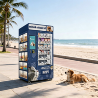 Máquina Expendedora de Snacks para Mascotas con Logotipo Personalizado, Múltiples Ranuras, Suministros Diarios para Mascotas, Equipo de Venta Automática 24h