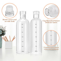 Botella de Vidrio Cilíndrica de Borosilicato sin BPA de 300ml, 500ml, 750ml, 1000ml al por Mayor para Tequila, Brandy, Zumo - Envases Personalizables