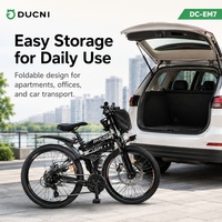 Bicicleta Eléctrica Urbana Plegable Moderna de 26 Pulgadas, 36V 350W, para Viajes Diarios en la Ciudad