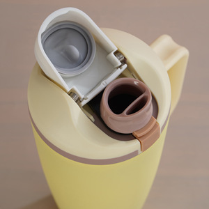 Modern <b>Large</b> Capacity Insulated 304 Stainless Steel Vacuum <b>Flask</b> Bottle Dual Drinking Straw Portable Travel Handle Leak-Proof - Product Image 4