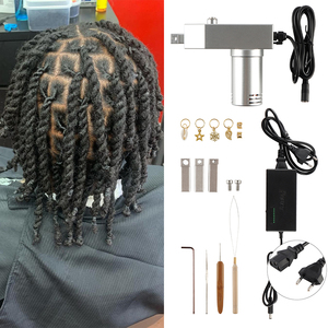 Vast Dread Lock Machine Dreadlocks Maker con 3 o 6 cabezas <span class=keywords><strong>Kit</strong></span> de máquina de rastas eléctricas para Locs Quick DIY Make o Repair Locs - Product Image 1