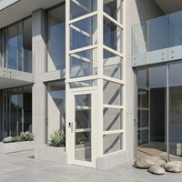 Plateforme élévatrice hydraulique à vis, cadre en alliage d'aluminium pour installation résidentielle et villas