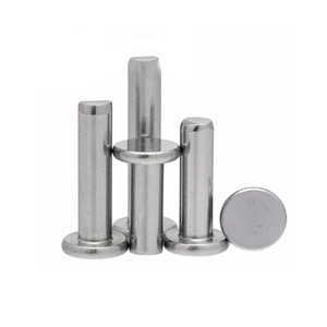 Gb872 Chất Lượng Cao Thép Không Gỉ 304 316 Mỏng Đầu Đinh Tán Phẳng Đầu Tròn Rắn Đinh Tán - Product Image 1