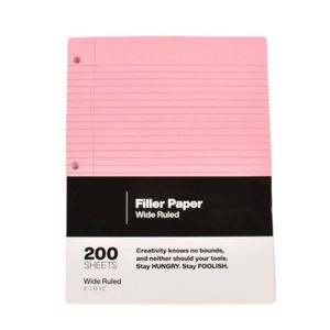 Bloc de Notas Americano de Tres Anillas con Hojas Sueltas, Páginas Interiores con Líneas Horizontales, Suministros de Oficina para Aprendizaje y Registro - Product Image 5