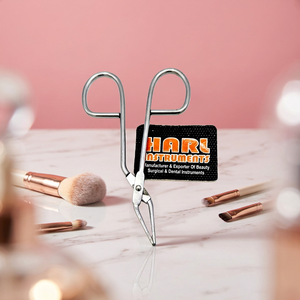 HARL INSTRUMENTS Nuevas Pinzas para Cejas Reutilizables con Punta Puntiaguda de Acero Inoxidable, Diseño de Lujo para Recortar y Depilar Cejas, Maquillaje - Product Image 3