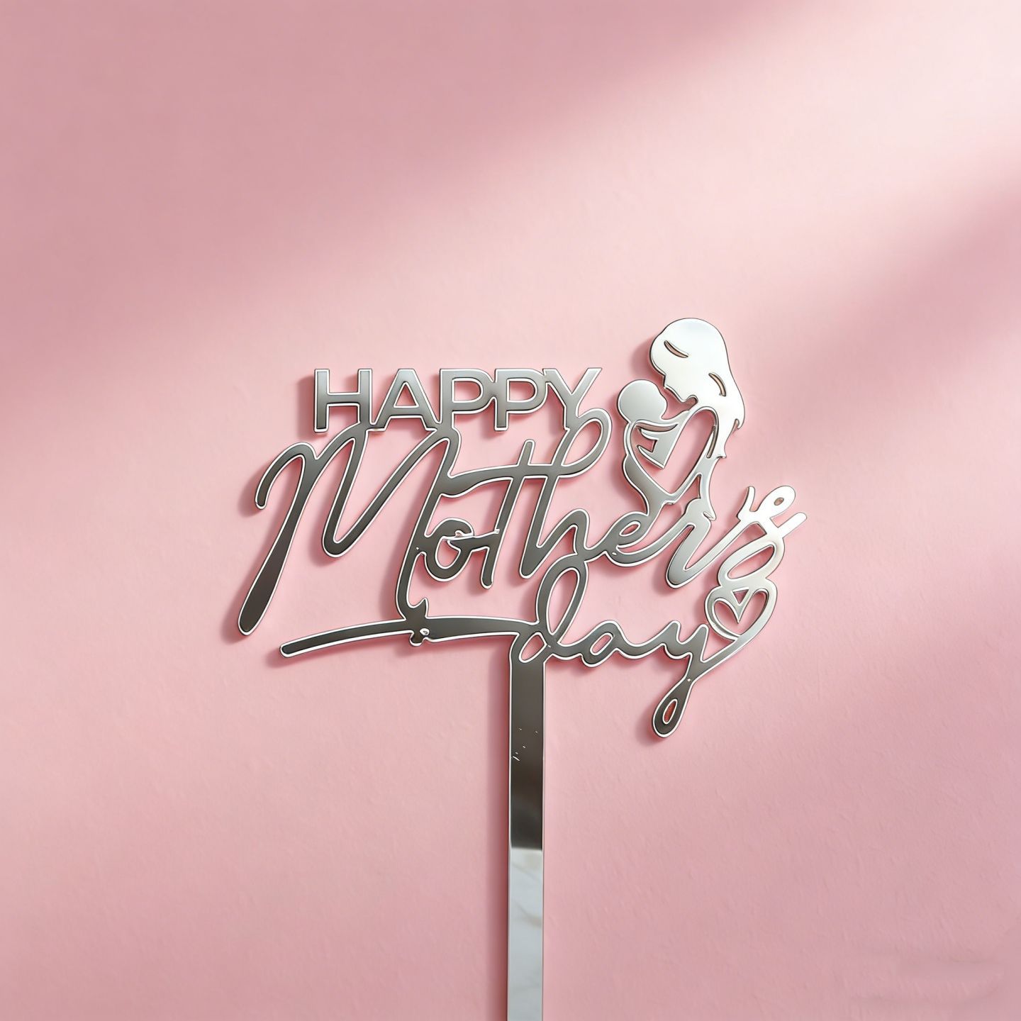 joyeuse fête des mères argent