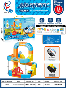 Set Treno Elettrico <span class=keywords><strong>per</strong></span> <span class=keywords><strong>Bambini</strong></span>, 83 Pezzi, Pista da Corsa 3D con Treno Elettrico, Adatto <span class=keywords><strong>per</strong></span> <span class=keywords><strong>Bambini</strong></span> dai 2 Anni in Su - Product Image 6