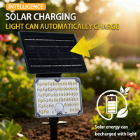 Lampes solaires de jardin LED d'extérieur S28, éclairage décoratif de pelouse extérieur avec capteur de mouvement IP54