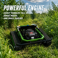 Livraison Gratuite Tondeuse Robot Mini RC Professionnelle 9HP 16HP à Démarrage Électrique et Télécommande avec Chasse-neige