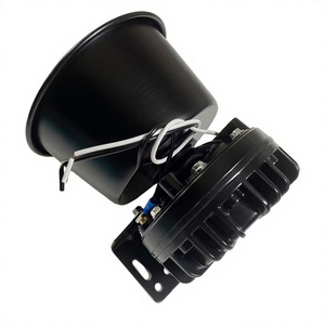 Klaxon d'alarme pour voiture 12V 24V 400W, haut-parleur puissant universel, couvercle en aluminium noir, aimant interne, haut-parleur d'avertissement - Product Image 2