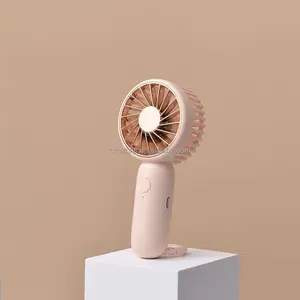 Small Handheld Fan Portable Mini Electric Lightweight Battery Operated Personal USB Rechargeable Hidden Blades Flexible