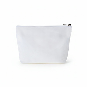 Canvas <b>Makeup</b> Bag 19x13x3.8 Cm Large Capacity Portable Travel Cosmetic <b>Case</b> Black White Customizable - Product Image 4