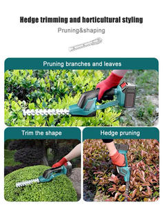 High Capacity Lithium Automatic Battery <strong>Plant</strong> Double Garden Tools Cordless Electric Brushless Hedge <strong>Trimmer</strong> - Product Image 6