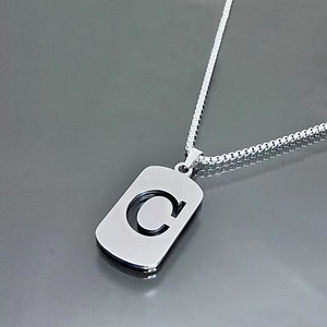 INS Hot A-Z Selling English Letter American-Style Necklace for Students Non-Fading Steel Necklace - Product Image 3