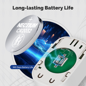 Tuya Sensor suhu keamanan rumah pintar WiFi & Zigbee 3.0 aplikasi ponsel bertenaga baterai kendali jarak jauh Hotel - Product Image 5