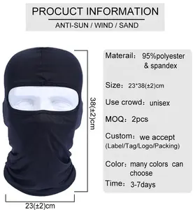 Winter Face Mask Motorcycle Face Shield Ski Waterproof Thermal Face Mask Moto Breathable Balaclava