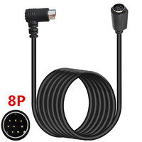 8-poliges S-Video-Kabel Mini-DIN 8-polig mit Kupferleiter YR-SV8-B1 für Set-Top-Box, Scanner und Überwachung