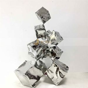 ANW6651 Escultura Decorativa de Acero Inoxidable Art Deco de Lujo Hecha a Medida para Espacios Interiores/Exteriores 304 Aniversario Hecho en China - Product Image 1