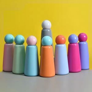 Taza de Viaje de 12 Onzas para Niñas, Diseño Moderno y Bonito, Vaso Térmico con Aislamiento al Vacío, Botella de Agua de Metal Elegante a Prueba de Fugas para Niños y Adultos, para Acampar - Product Image 1