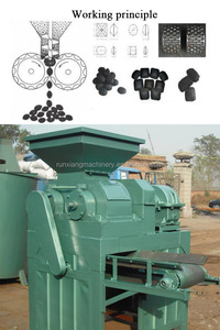 Activated carbon powder <b>ball</b> press <b>machine</b> clay iron ore briquette making <b>machine</b> from China - Product Image 6