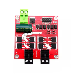 Module de commande de moteur DC double circuit 7A/160W, haute puissance, qualité industrielle, marche avant et arrière, régulation de vitesse PWM, logique L298 - Product Image 1