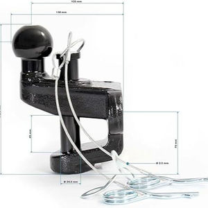 YH3722 Accesorios de Modificación para Remolques y Autocaravanas, <span class=keywords><strong>Gancho</strong></span> de <span class=keywords><strong>Remolque</strong></span>, Conector de Tracción para Caravana, Piezas de Reequipamiento Automotriz - Product Image 6