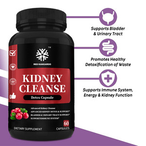 Nhà sản xuất của thận làm sạch giải độc viên nang Cranberry chế độ ăn uống bổ sung hỗ trợ sức khỏe thận cho người lớn (không phải phụ nữ mang thai) - Product Image 4