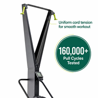 Machine à ski professionnelle UNIQ Pro avec écran LCD réglable et corde de traction de qualité industrielle pour l'entraînement d'endurance